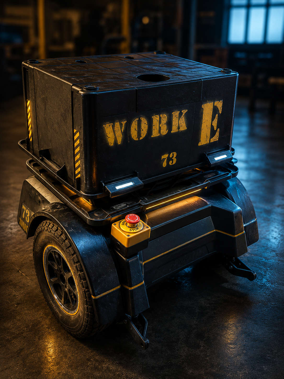 Work-E: Mobile InMoov Robot